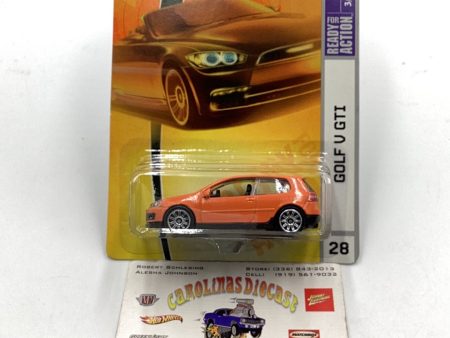 2008 Matchbox #28 Golf V GTI orange 217B on Sale