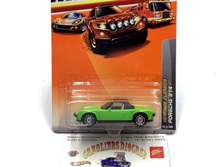 2010 Matchbox #16 71 Porsche 914 Lt green 215A Sale