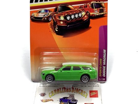 Matchbox 2010 #9 Dodge Magnum green 57A on Sale