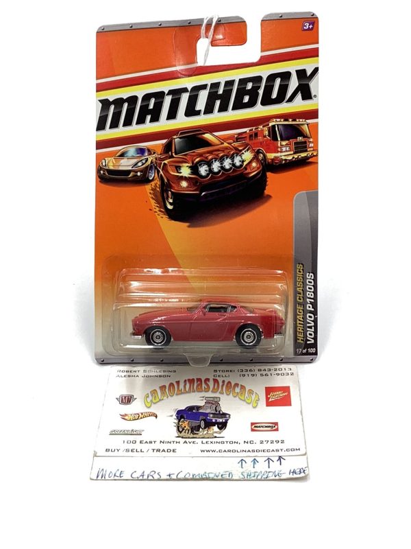 Matchbox 2010 #17 67 Volvo P1800S red 91D Supply