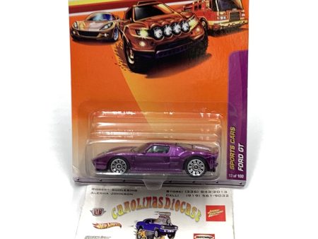 Matchbox 2010 #13 Ford GT purple 21G Online Hot Sale