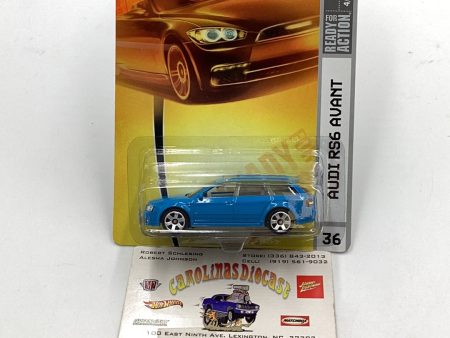 2008 Matchbox #36 Audi RS 6 Avant blue 217B Online Sale