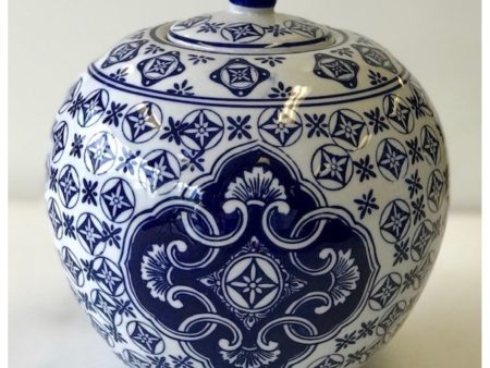 Blue and White Jar on Sale