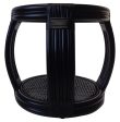 Cayman Rattan Side Table Black Online