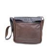 Fendi Vintage Brown Embossed Patent Leather Shoulder Bag Online