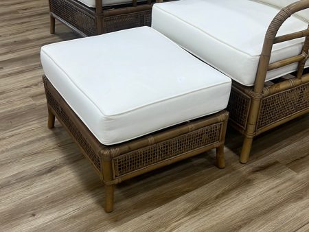 Palm Beach Rattan Footstool For Cheap