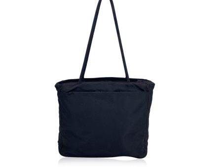 Prada Black Nylon Tessuto Tote Shoulder Bag Hot on Sale