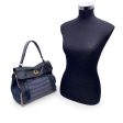 Yves Saint Laurent Tricolor Blue Leather Muse 2 Two Satchel Bag Online Hot Sale