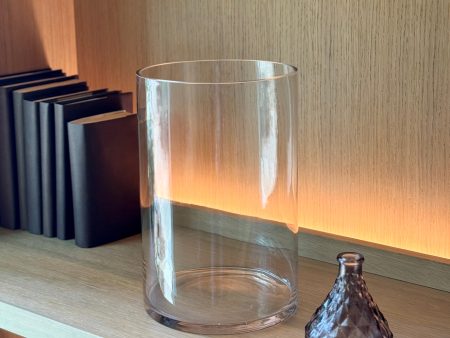 Wide Glass Vase on Sale