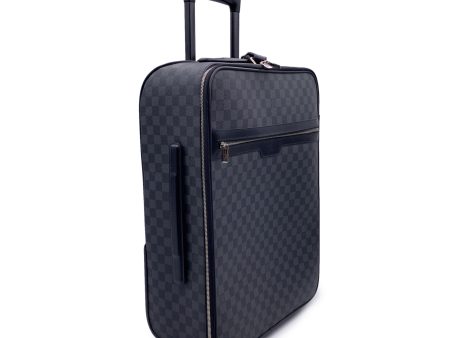 Louis Vuitton Damier Graphite Pegase 55 Trolley Rolling Suitcase Online Sale