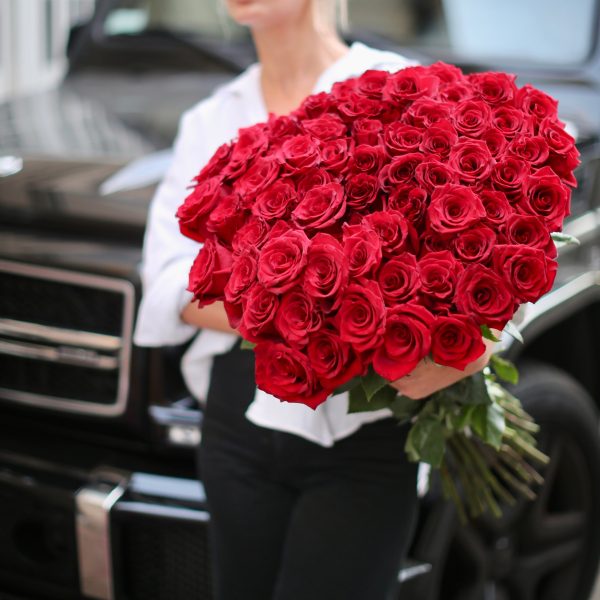 75 Red Roses Hot on Sale