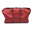 Fendi Vintage Red Monogram Canvas Duffle Travel Bag Handbag Online