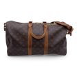 Louis Vuitton Monogram Keepall 45 Bandouliere Travel Bag M41418 on Sale