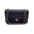 Chanel Black Caviar Quilted Timeless Classic 2.55 Shoulder Bag 25 cm Sale