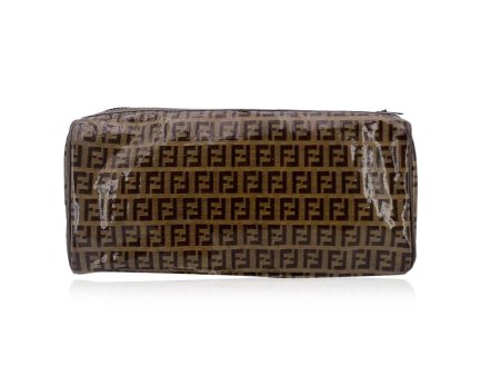 Fendi Vintage Zucchino Monogram Cosmetic Bag Zip Pouch Cheap