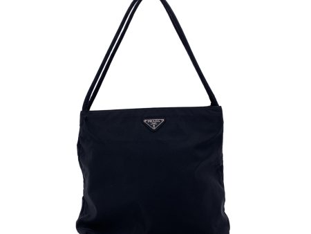 Prada Vintage BlackTessuto Nylon City Tote Handbag Online now