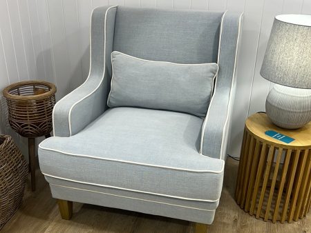 Hudson Armchair Duck Egg Cheap