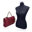 Chanel Red Quilted Leather Maxi 19 Flap Shoulder Bag Fashion