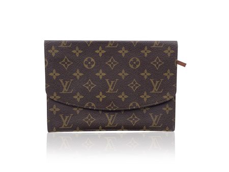 Louis Vuitton Vintage Monogram Canvas Pochette Rabat Clutch Bag Online Sale