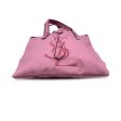 Yves Saint Laurent Pink Canvas Logo Kahala Tote Shopping Bag For Sale