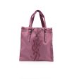 Yves Saint Laurent Pink Canvas Logo Kahala Tote Shopping Bag For Sale