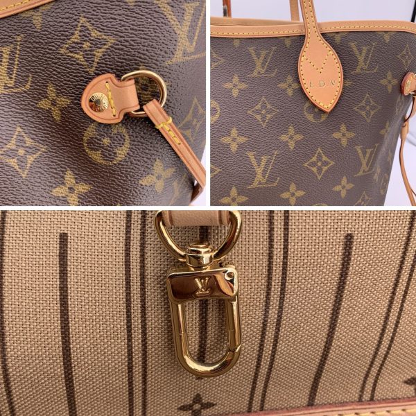 Louis Vuitton Monogram Canvas Neverfull MM Tote Shopping Bag Online Hot Sale