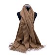 Max Mara Tan Beige Wool Stole Wrap Large Scarf Stole Online