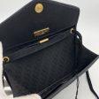 Yves Saint Laurent Vintage Black Canvas Y Evening Shoulder Bag For Discount