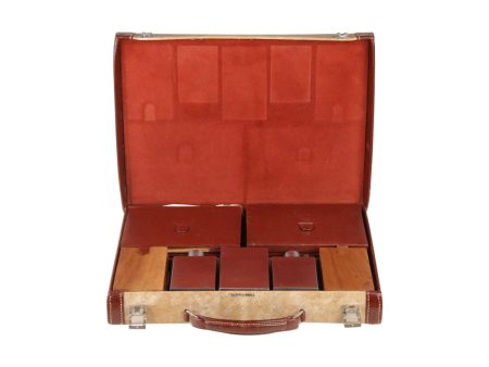 Hermes Rare Vintage Travel Grooming Set with Toiletry Accessories on Sale