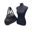 Fay Black Shiny Nylon Puffer Tote Shoulder Bag on Sale