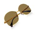 Bausch & Lomb Vintage 70s Mint Unisex Gold Sunglasses Mod. 516 Online Hot Sale