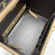 Fendi Vintage Beige Monogram Canvas Train Case Beauty Bag Handbag Cheap