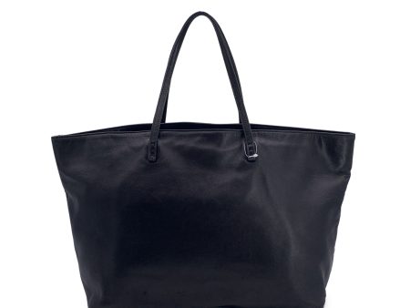 Fendi Black Soft Leather Houppe Tote Shoulder Bag Online Sale