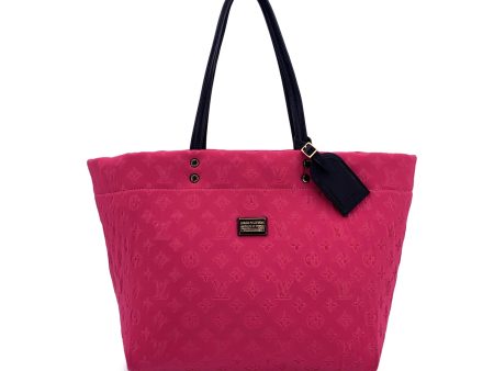 Louis Vuitton Fuchsia Monogram Neoprene Scuba MM Tote Bag For Cheap