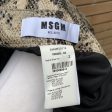 MSGM Milano Beige Gloss Animalier Snake Print Long Skirt Size 42 IT For Cheap