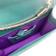 Bulgari Bvlgari Green Leather Small Serpenti Forever Shoulder Bag For Discount