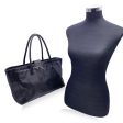 Chanel Black Pebbled Leather 2000s Executive Tote Bag Handbag on Sale