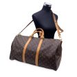 Louis Vuitton Monogram Keepall 50 Bandouliere Travel Bag M41416 Online now