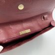 Cartier Vintage Burgundy Leather Pochette Flap Clutch Bag Online