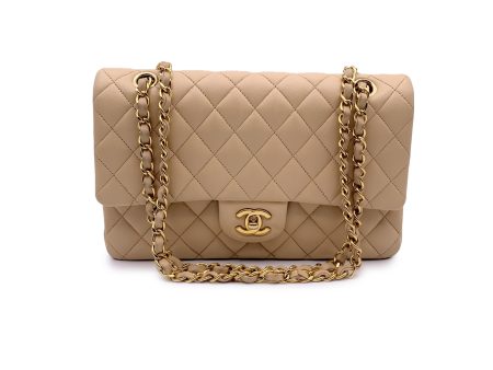 Chanel Beige Quilted Timeless Classic 2.55 Shoulder Bag 25 cm Fashion