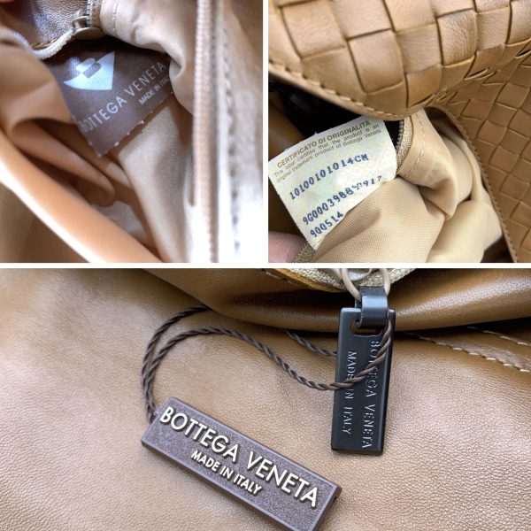 Bottega Veneta Beige Intrecciato Leather Woven Tote Shoulder Bag Sale