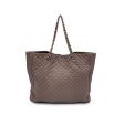 D&G Dolce & Gabbana Taupe Quilted Leather Lily Glam Tote Bag Supply