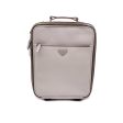 Prada White Saffiano Leather Rolling Suitcase Wheeled Travel Bag Cheap