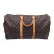 Louis Vuitton Monogram Keepall 50 Bandouliere Travel Bag M41416 Online now