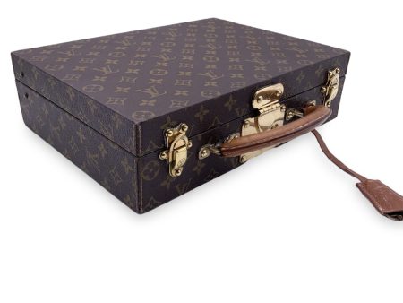 Louis Vuitton Monogram Canvas Jewelry Case Boite Bijoux Travel Bag Discount