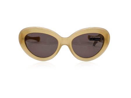 Dolce & Gabbana Beige Cat Eye DG515S 031 Sunglasess 52 17 130mm Online Sale