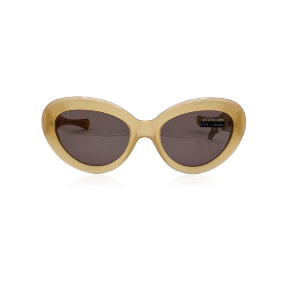 Dolce & Gabbana Beige Cat Eye DG515S 031 Sunglasess 52 17 130mm Online Sale