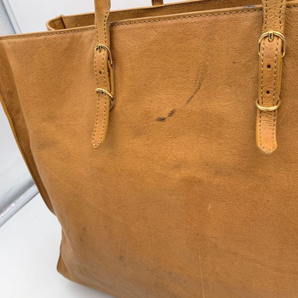 Balenciaga Beige Leather Papier A4 Large Tote Bag Handbag Online now