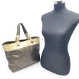 Chanel Gray Metallic Quilted Canvas Paris Biarritz Tote Bag Sale