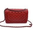 Chanel Red Quilted Jumbo Timeless Classic Shoulder Bag 30 cm Online